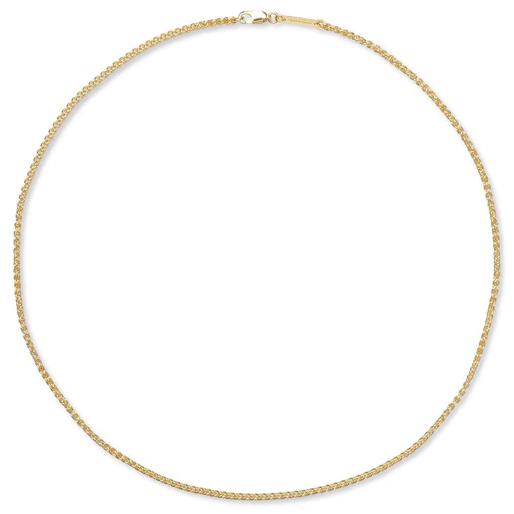 Spike Chain Gold - S925 Sterling Silver with 18K Gold Plating
