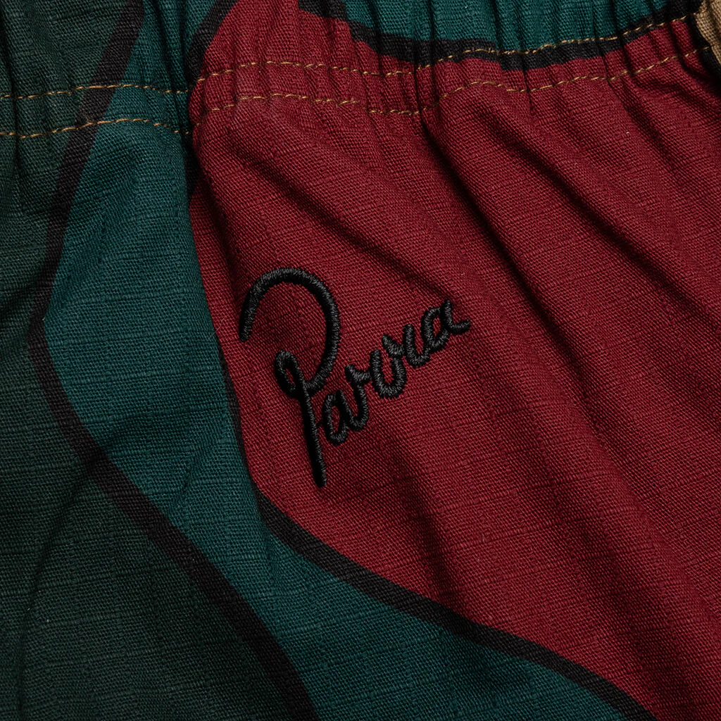 Trees in Wind Relaxed Pants - Camo Green - Image 3