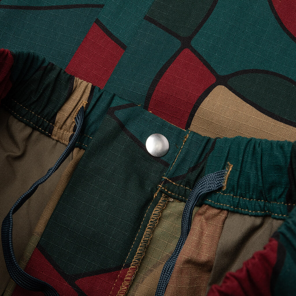 Trees in Wind Relaxed Pants - Camo Green - Image 4