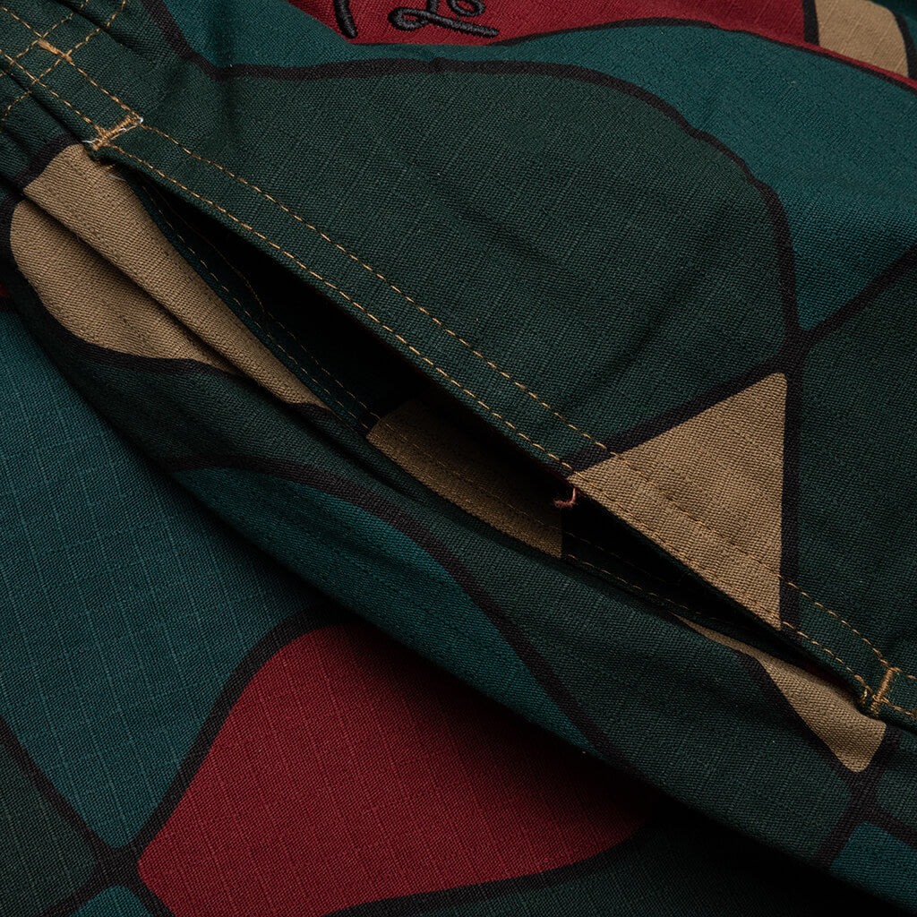 Trees in Wind Relaxed Pants - Camo Green - Image 5