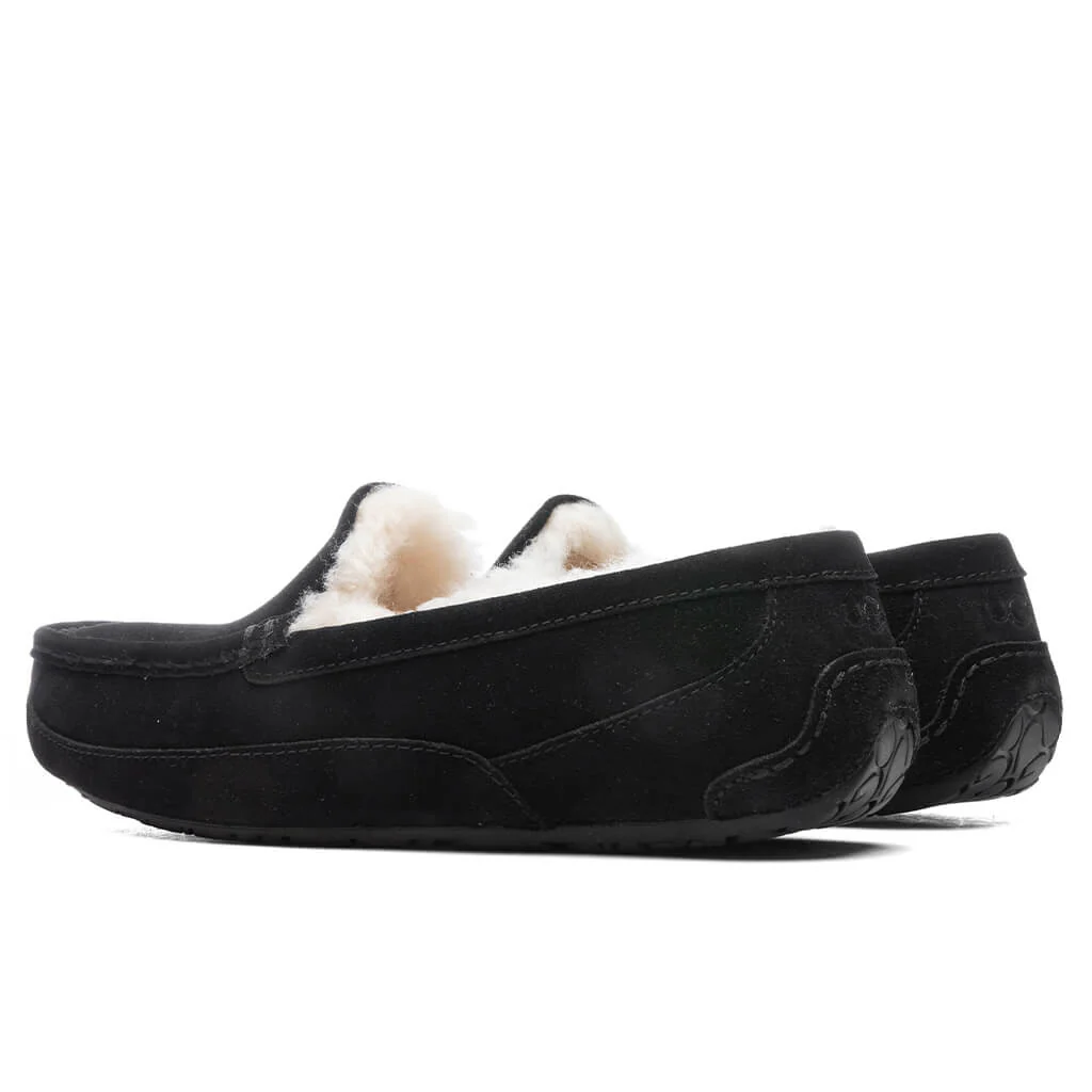 Kids Ascot Slipper - Black Suede - Image 2