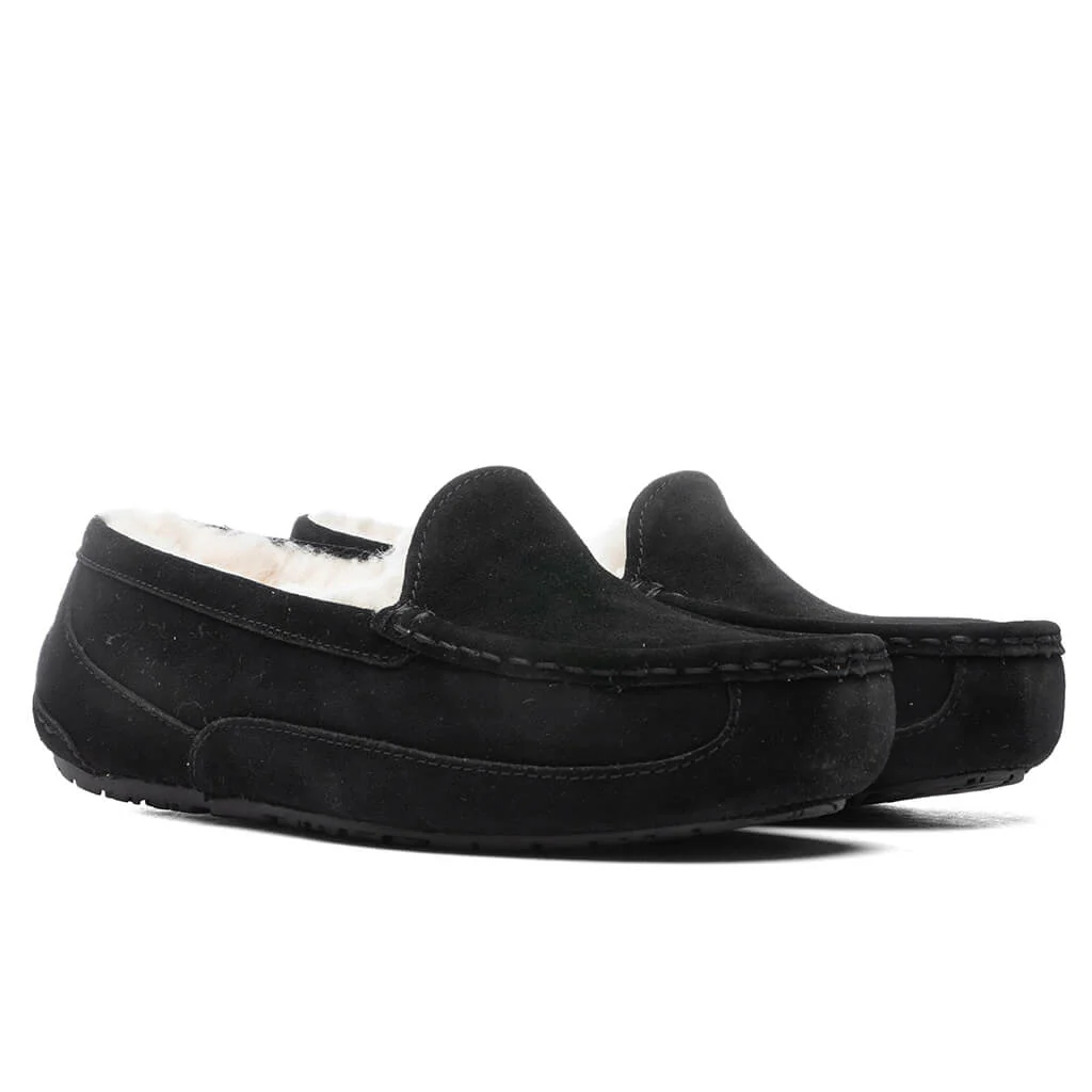 Kids Ascot Slipper - Black Suede - Image 3