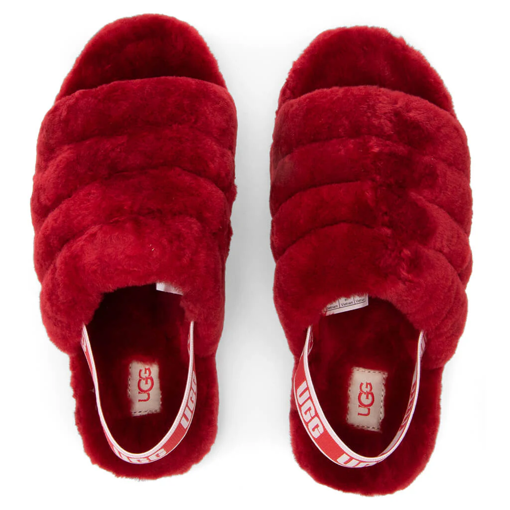 Kids Fluff Yeah Slide - Ribbon Red - Image 4