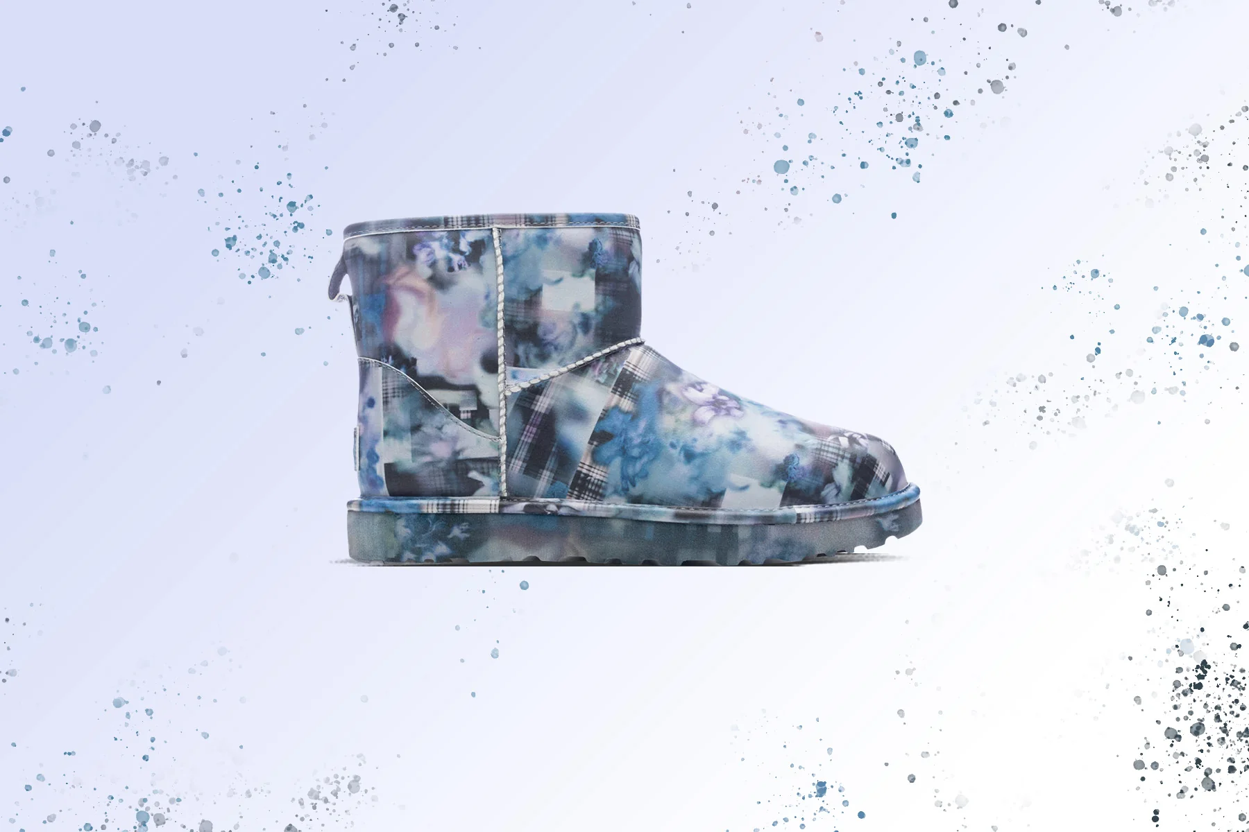 UGG x Collina Strada Classic Mini - Dark Blue Floral - Image 5