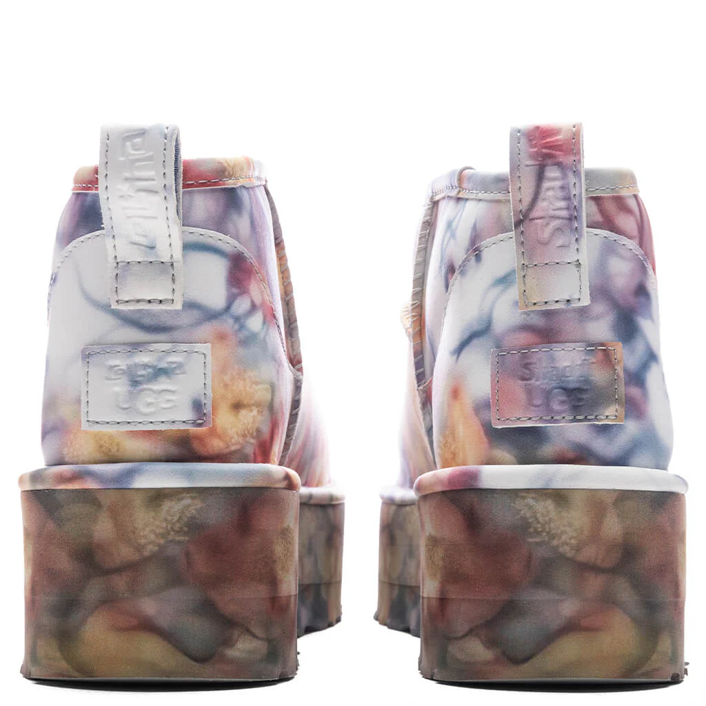 UGG x Collina Strada Classic Ultra Mini Platform - Light Blue Floral - Image 4