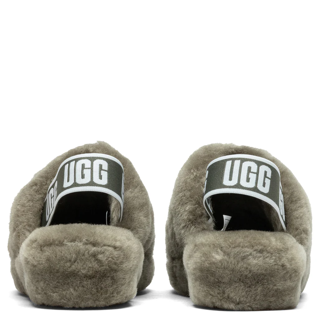 Women's Fluff Yeah Slide - Burnt Olive - Image 4