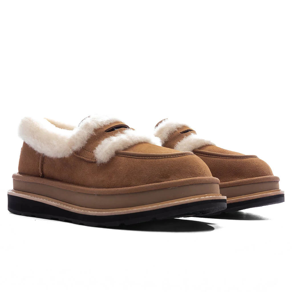 UGG x Sacai Women's Loafer - Chestnut - Image 2