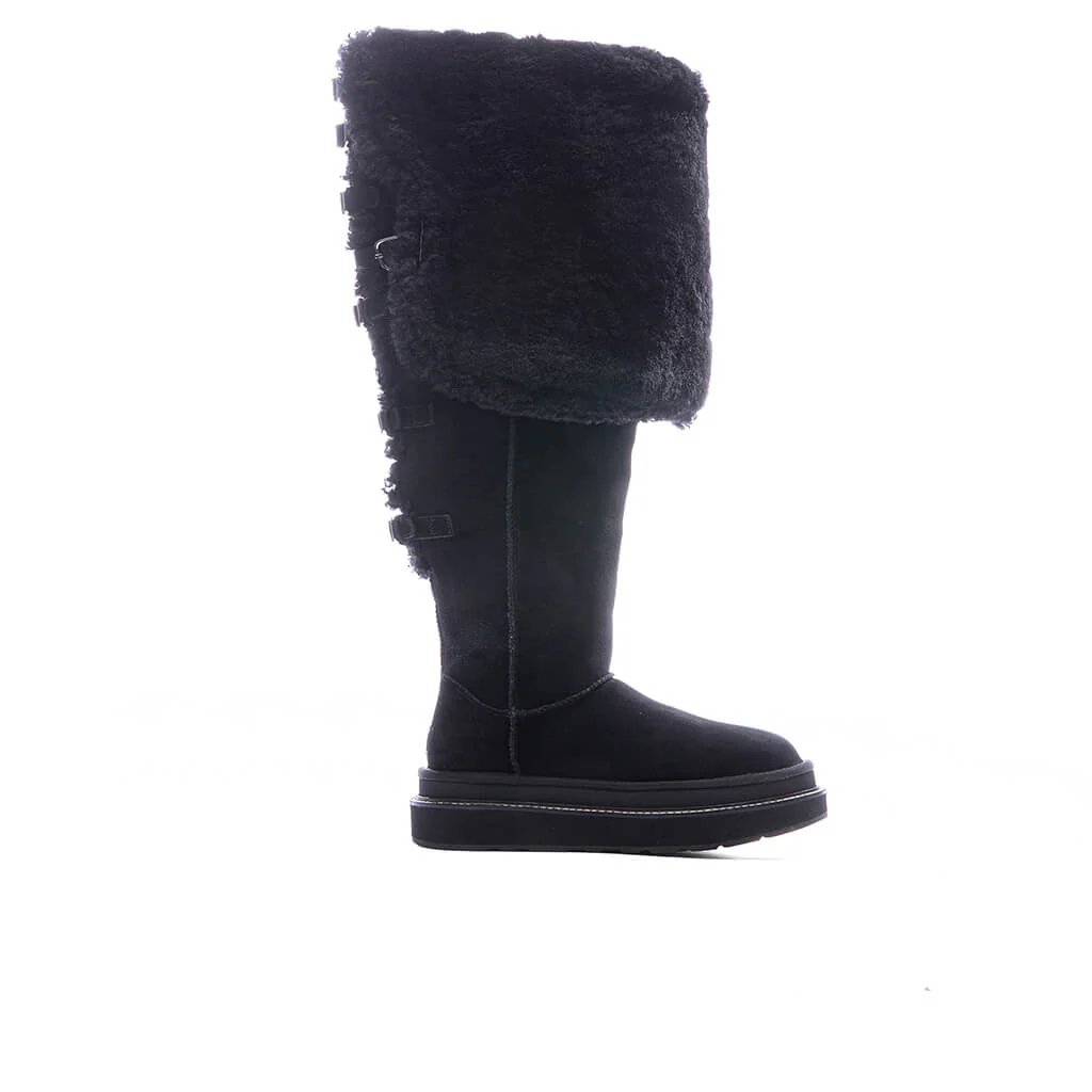 UGG x Sacai Women's Thigh High Boot - Black