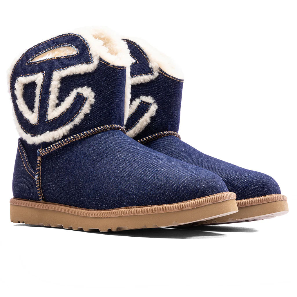 UGG x Telfar Logo Mini Boot - Indigo Denim - Image 2