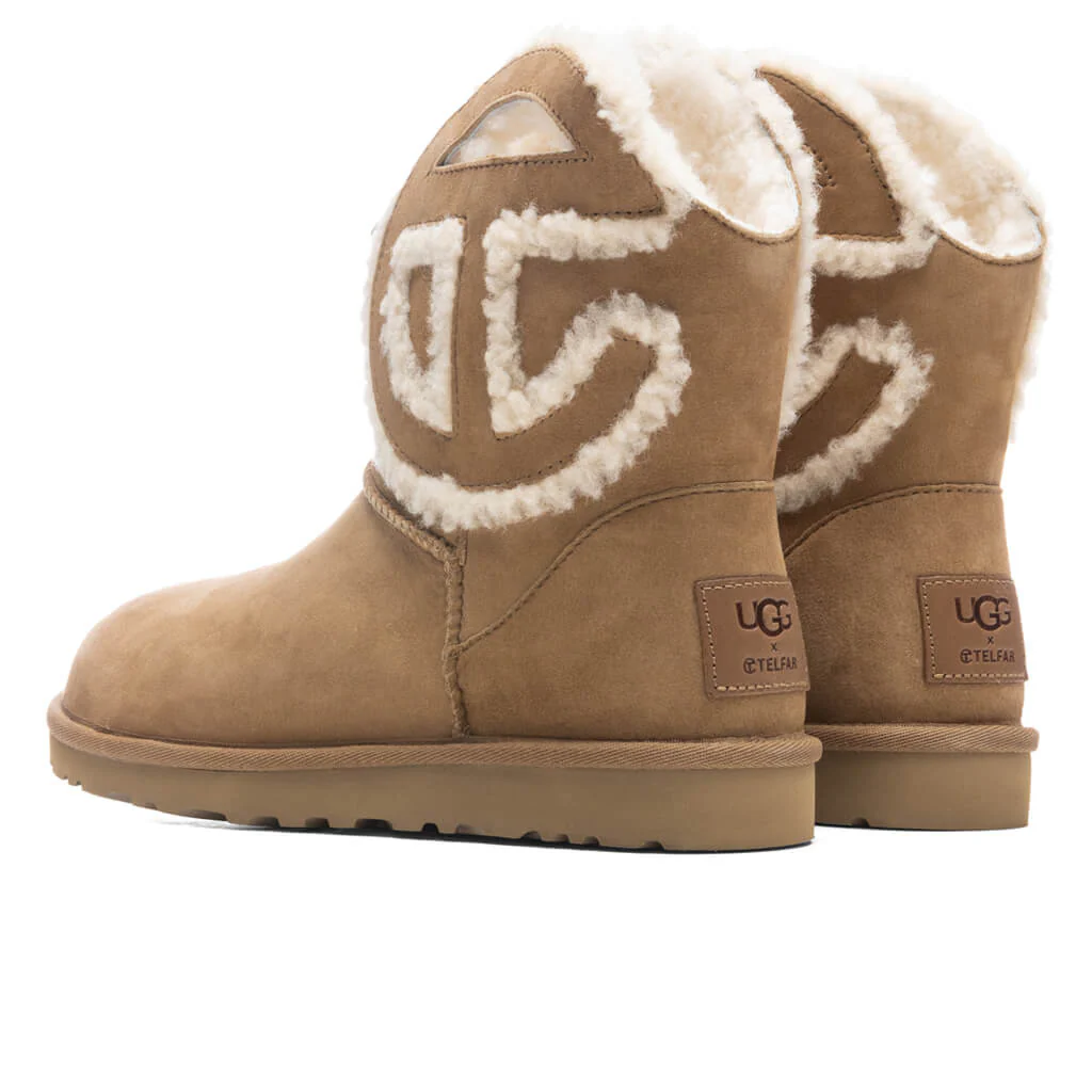 UGG x Telfar Logo Mini Boot - Chestnut - Image 3