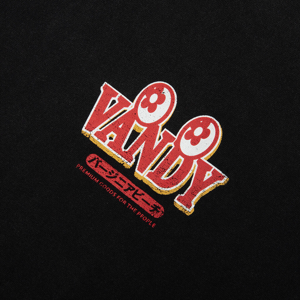 Cup Noodle Eye Logo Tee -  Washed Black - Image 3