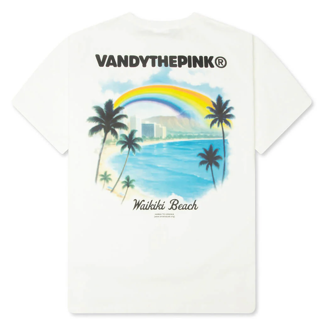 Hawaii Eye Logo Tee - White - Image 2
