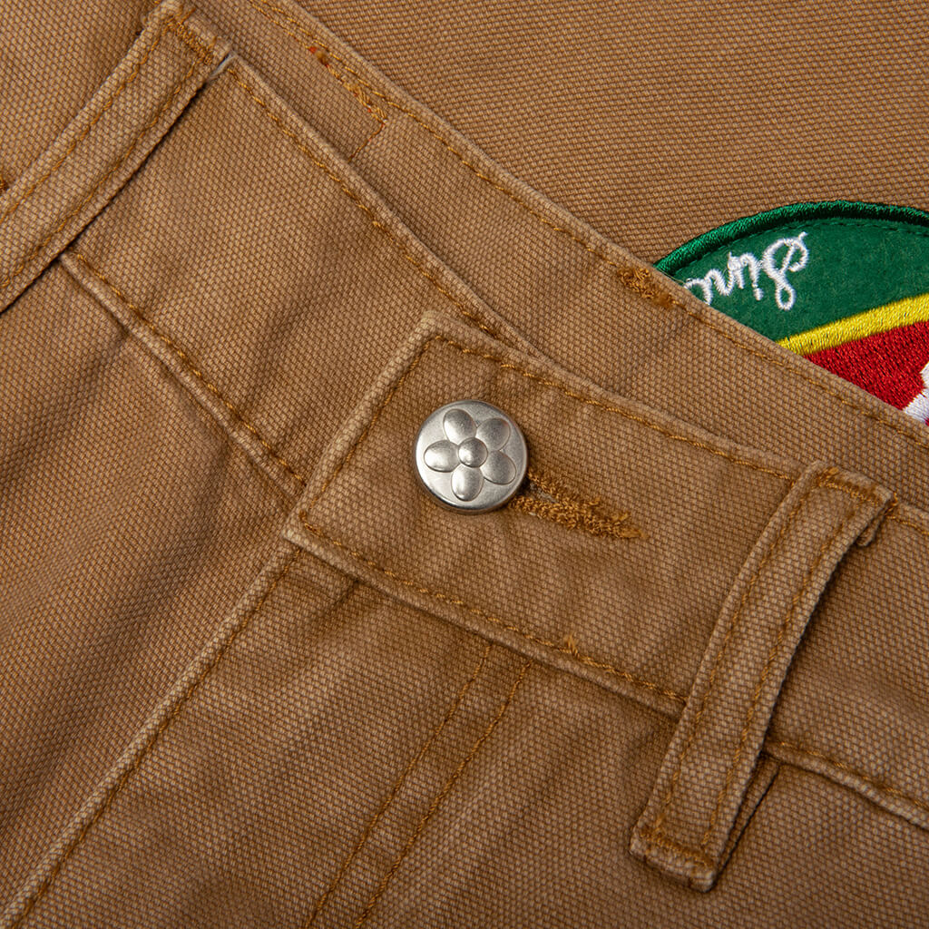 Fruit Patch Canvas Shorts -  Washed Tan - Image 5