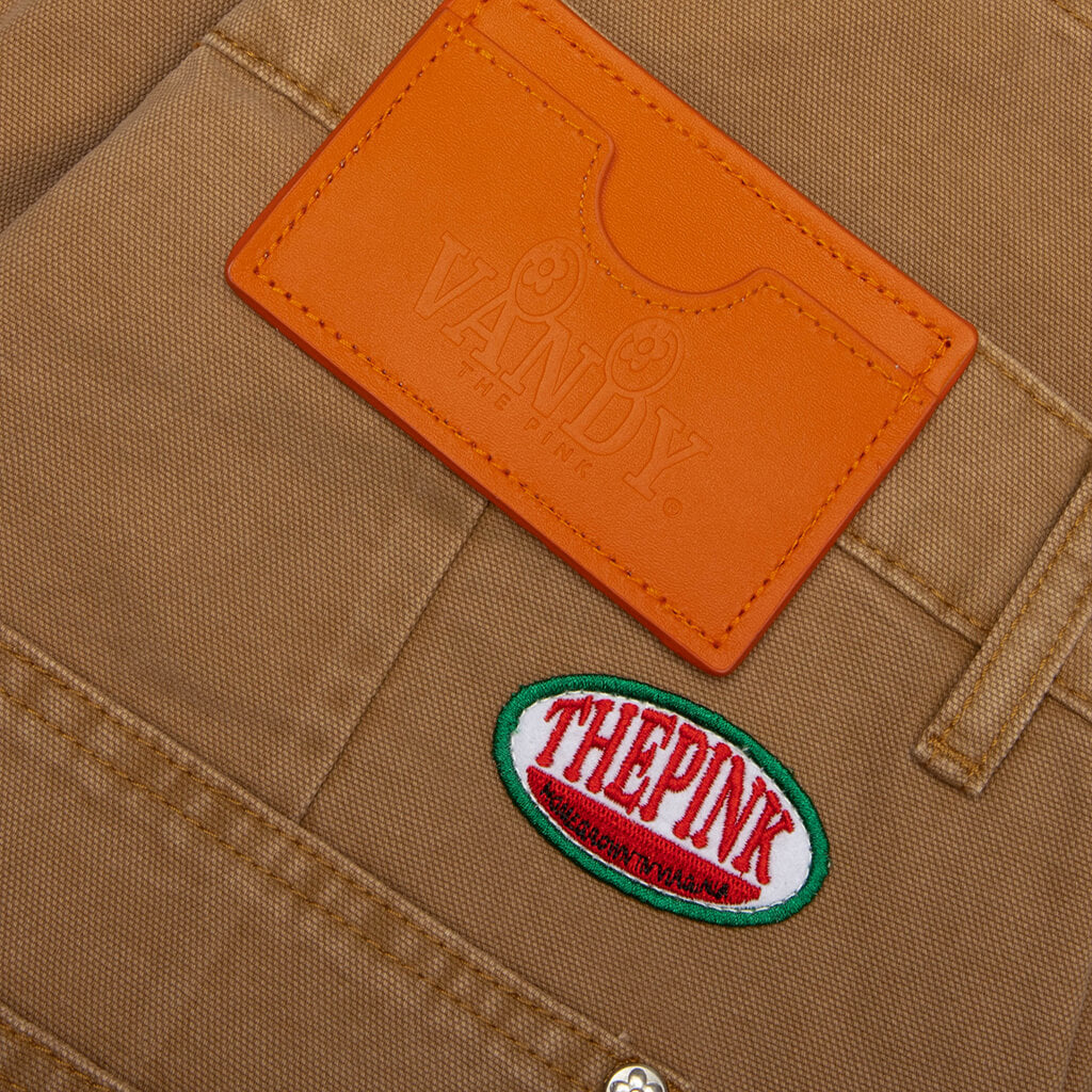 Fruit Patch Canvas Shorts -  Washed Tan - Image 6