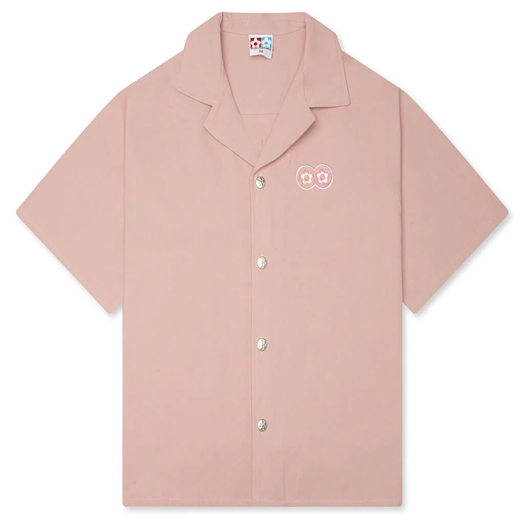 Rabbit Work Button Shirt - Pink