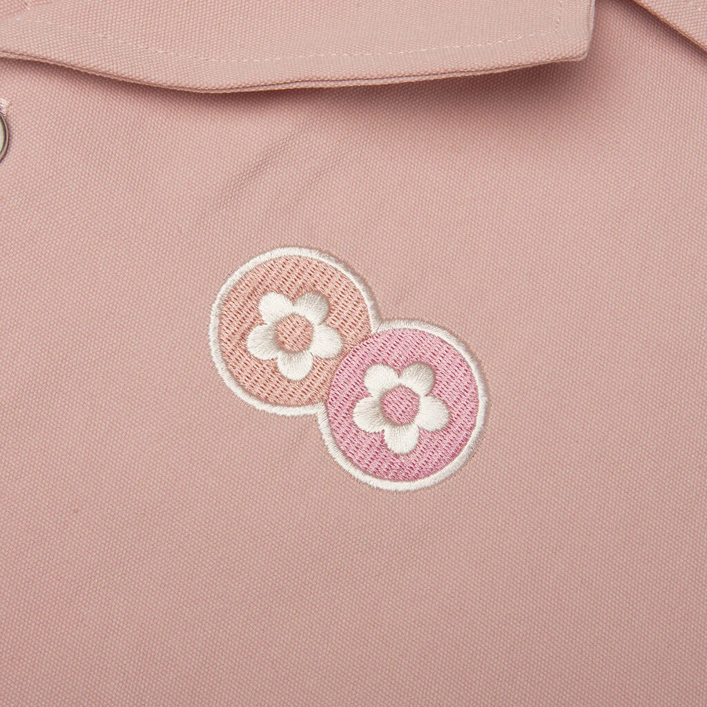 Rabbit Work Button Shirt - Pink - Image 3