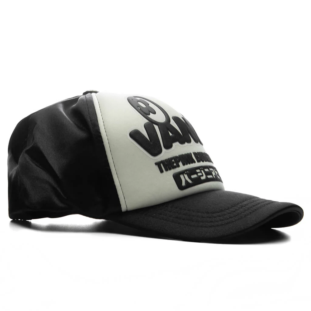 Satin Eye Logo Trucker Hat - Black - Image 2