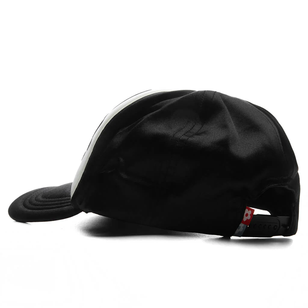 Satin Eye Logo Trucker Hat - Black - Image 3