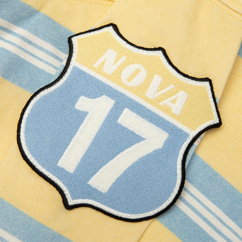 Stripe L/S Rugby - Yellow - Image 4