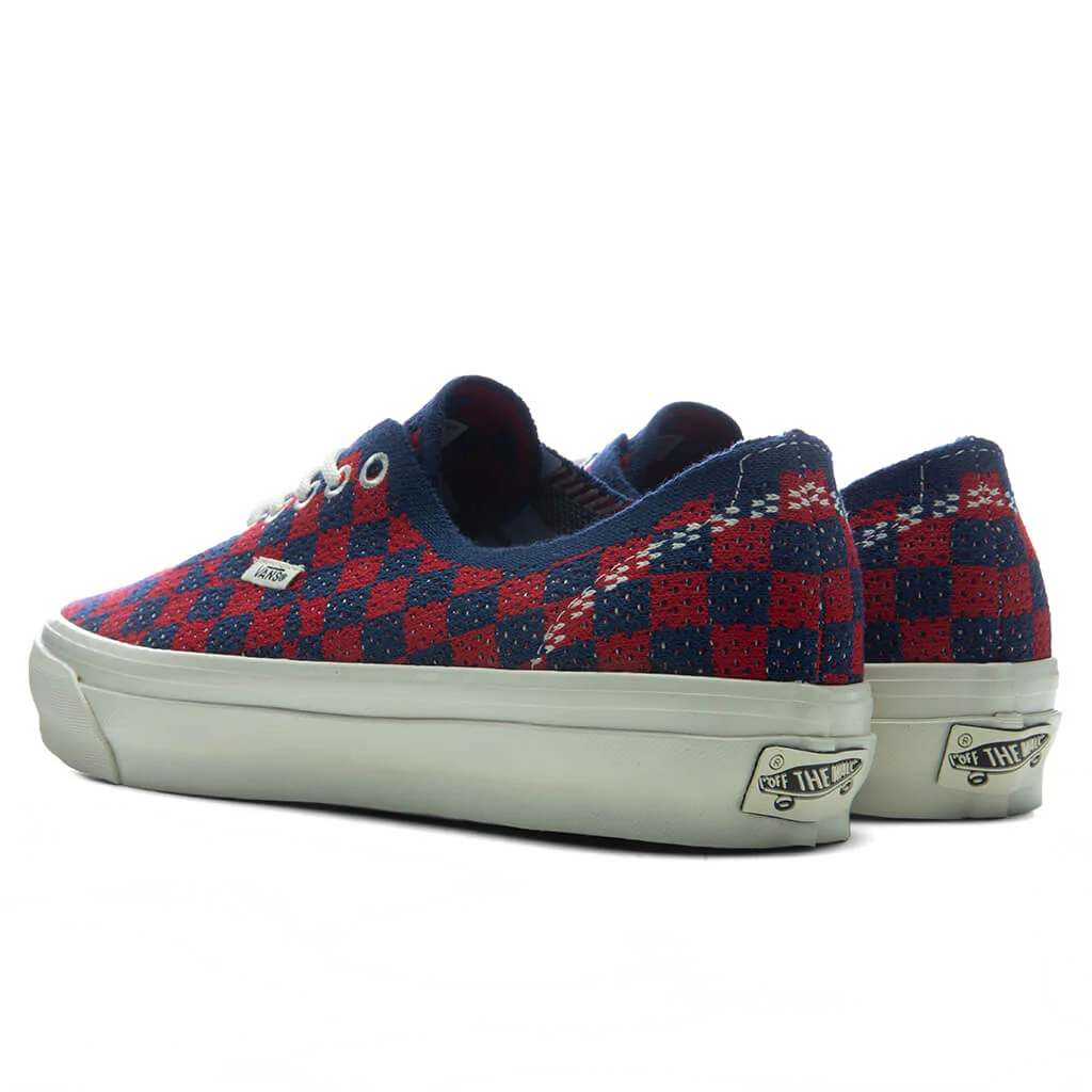 Premium LX Authentic 44 EK Punk Check - Red/Blue - Image 3
