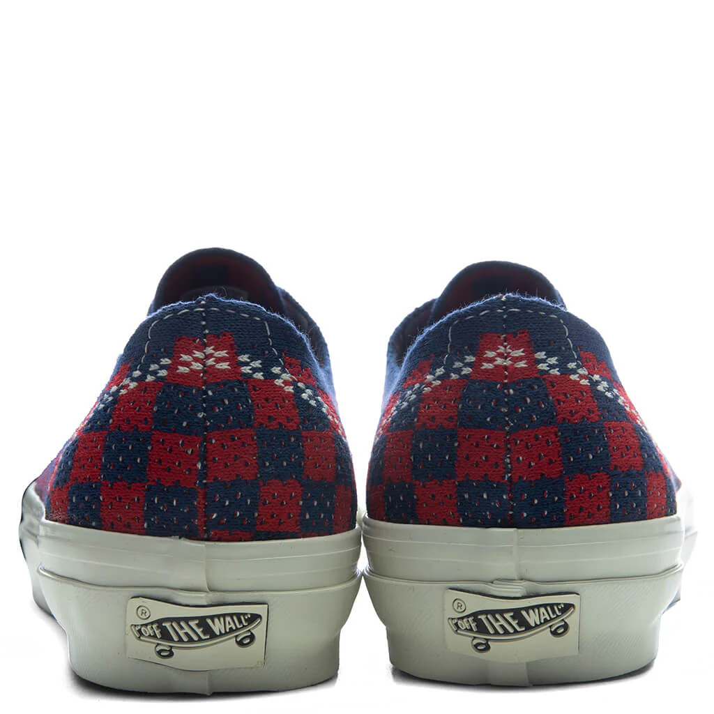 Premium LX Authentic 44 EK Punk Check - Red/Blue - Image 4