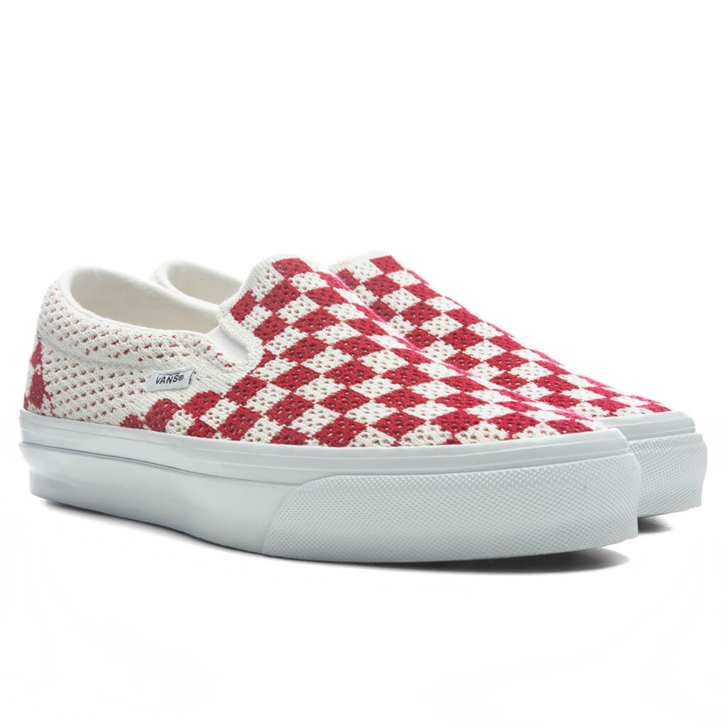 Premium LX Classic Slip-On 98 EK - Checkerboard Red - Image 2