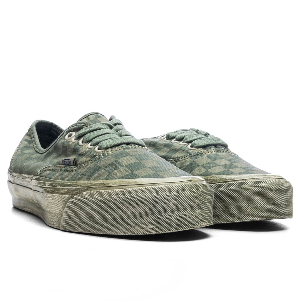 LX Authentic Reissue 44 - Dip Dye Checkerboard Twist of Lime - Image 2