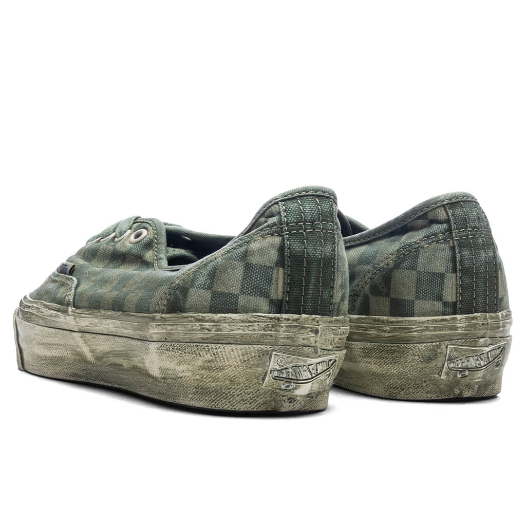 LX Authentic Reissue 44 - Dip Dye Checkerboard Twist of Lime - Image 3