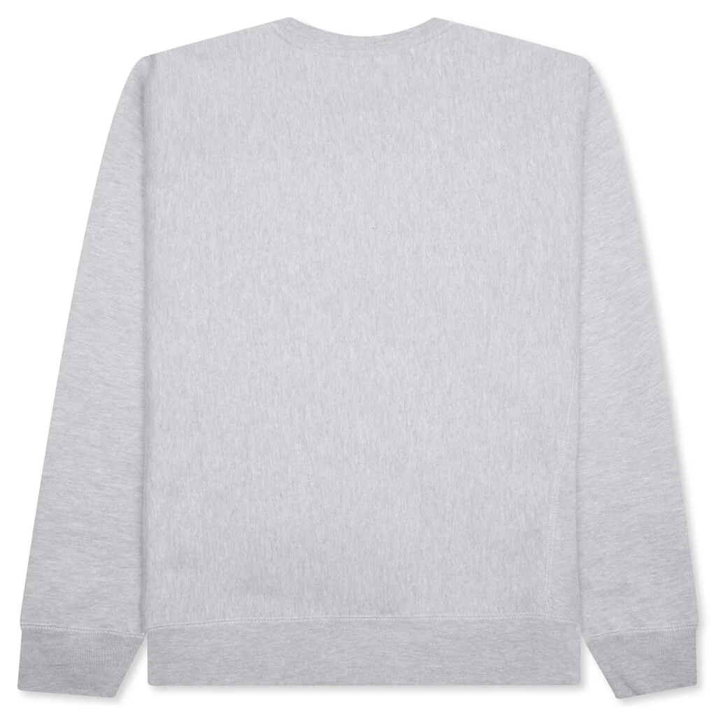 Varsity Crewneck - Heather Grey - Image 2