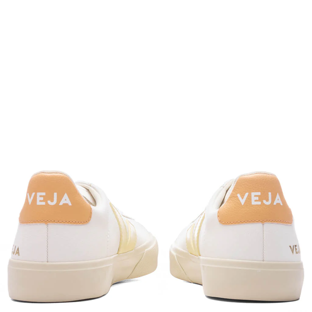 Women's Campo Chromefree Leather - White/Sun Peach - Image 4