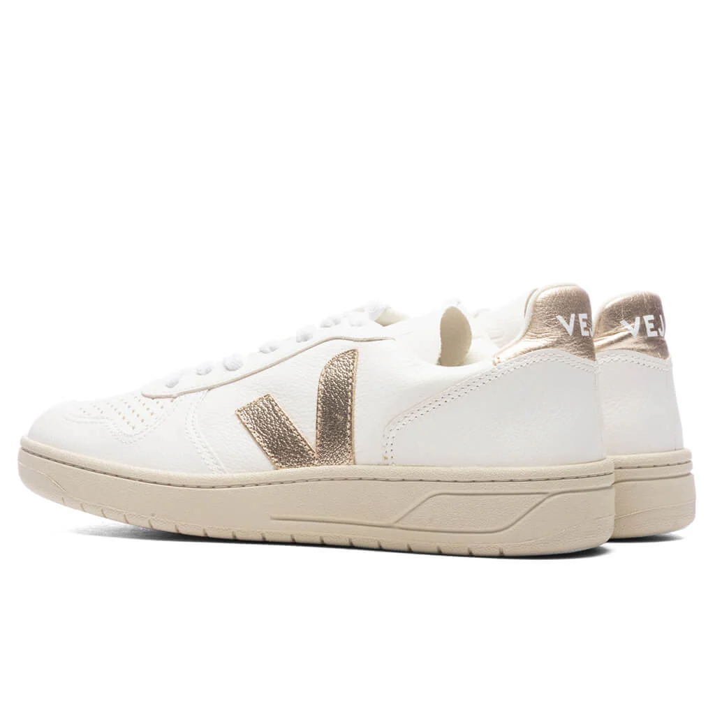 Women's V-10 Chromefree Leather - White Platine - Image 3