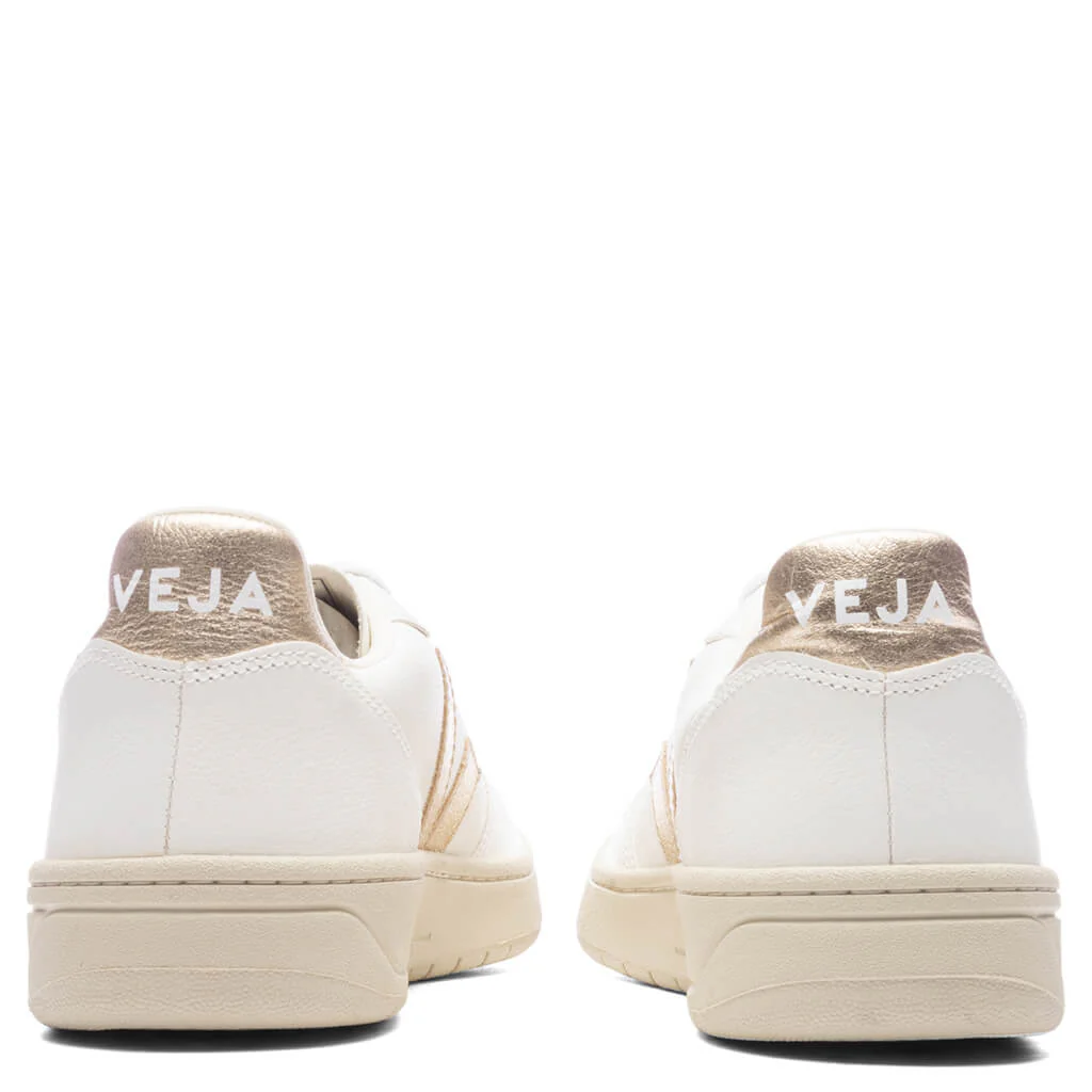 Women's V-10 Chromefree Leather - White Platine - Image 4