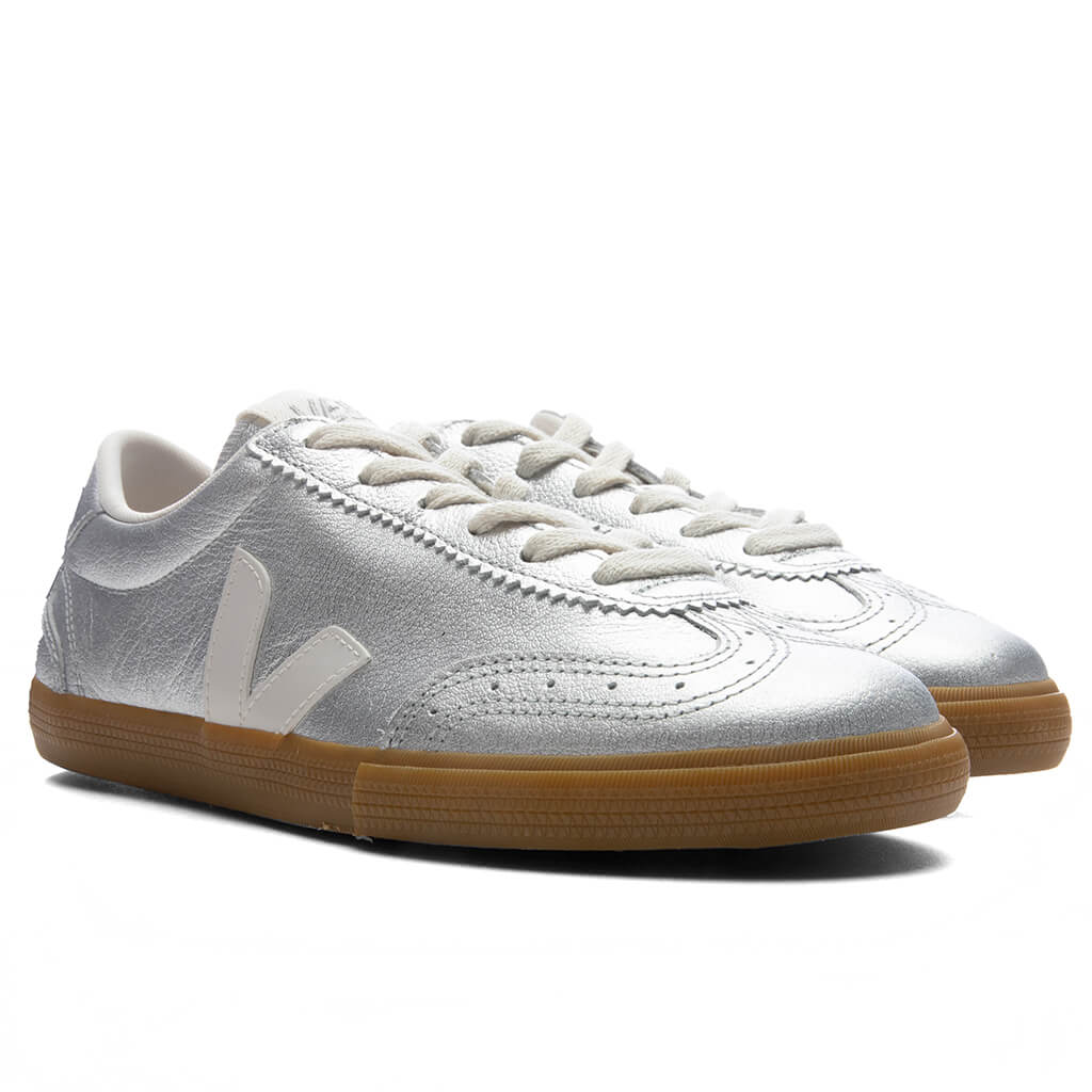 Women's Volley Leather - Silver/White/Natural - Image 2