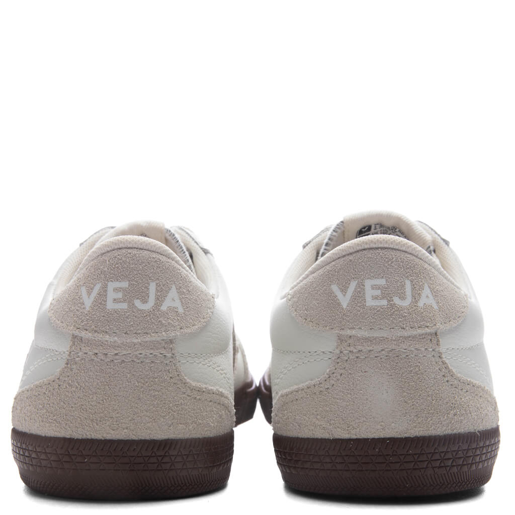 Women's Volley Leather - White/Natural/Bark - Image 4