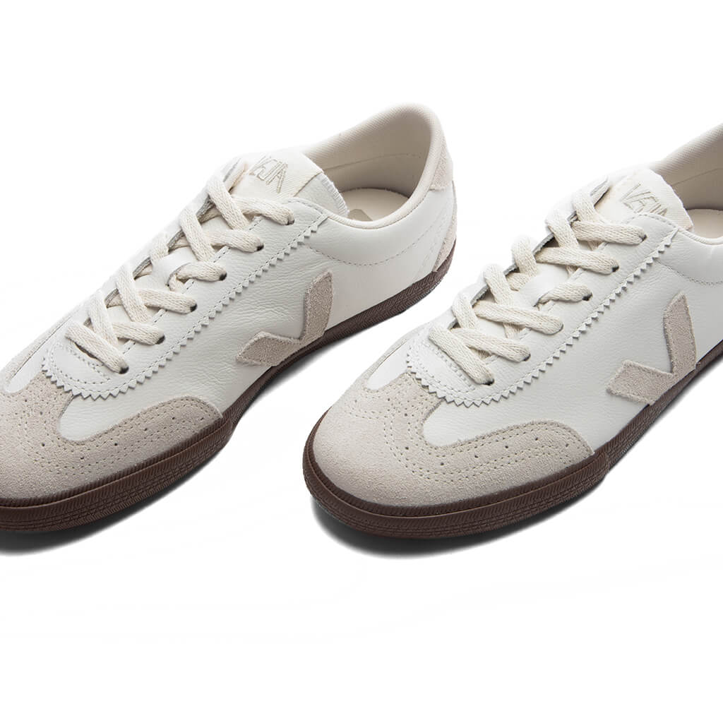 Women's Volley Leather - White/Natural/Bark - Image 5