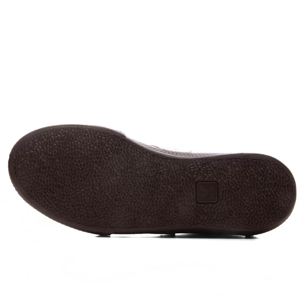 Women's Volley Leather - White/Platine/Bark - Image 6