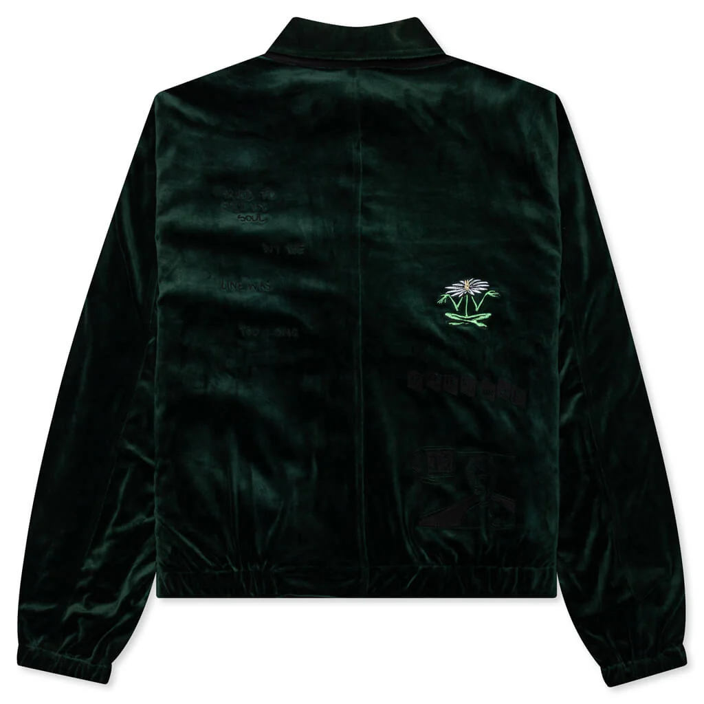 Velour Reversible Jacket - Green - Image 2