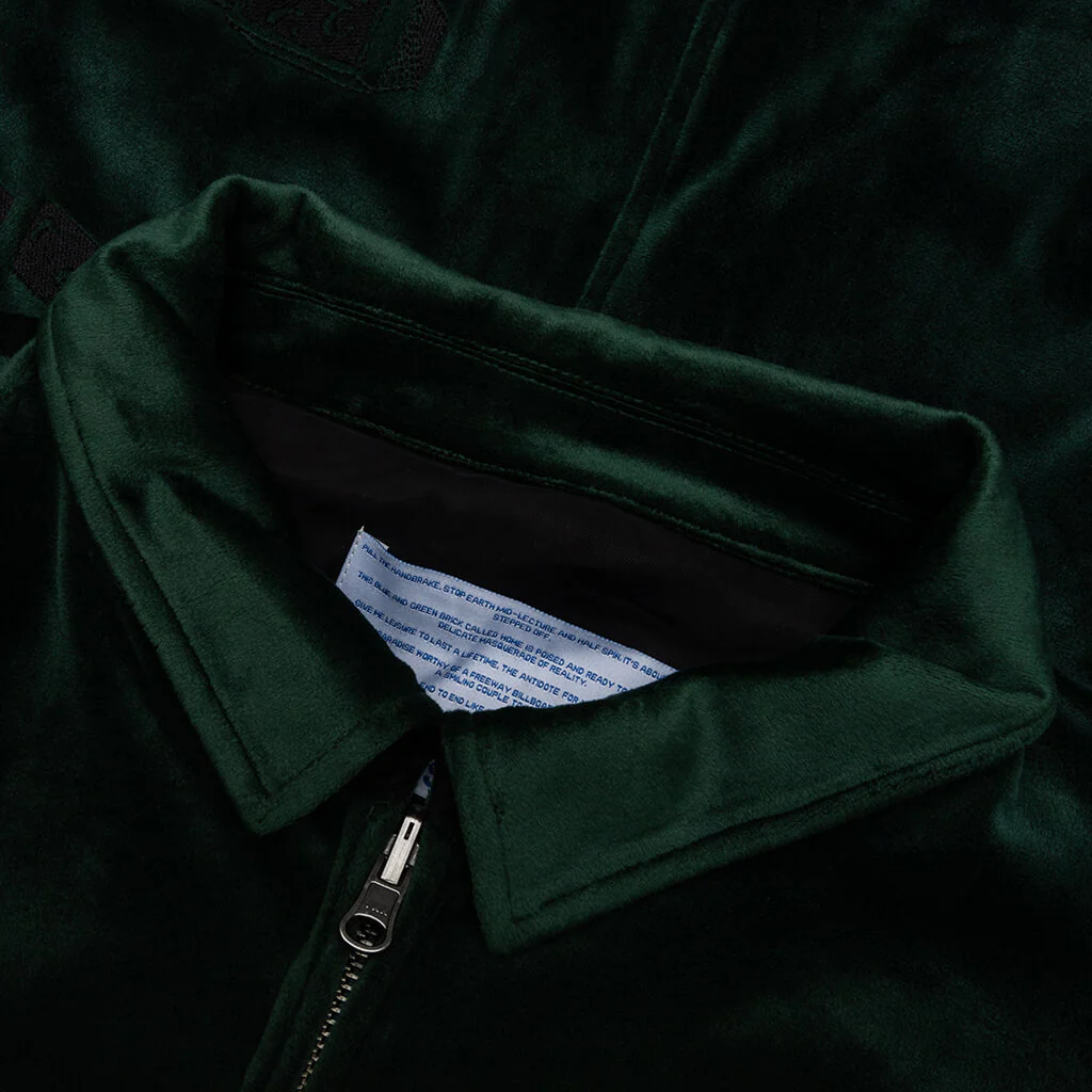 Velour Reversible Jacket - Green - Image 3