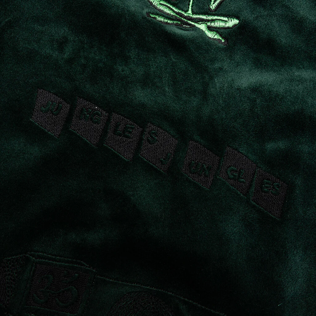 Velour Reversible Jacket - Green - Image 4