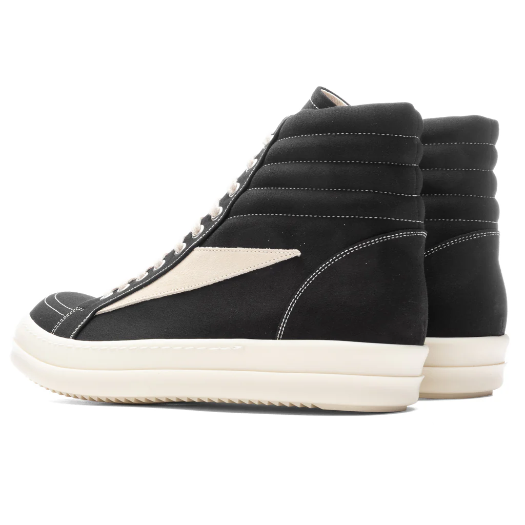 Vintage High Sneaks - Black/Milk/Milk - Image 3
