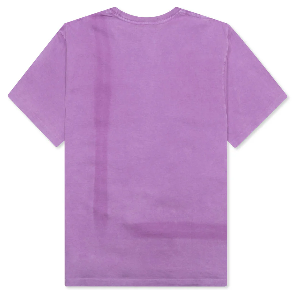 Vintage Logo Painted Tee - Purple - Image 2