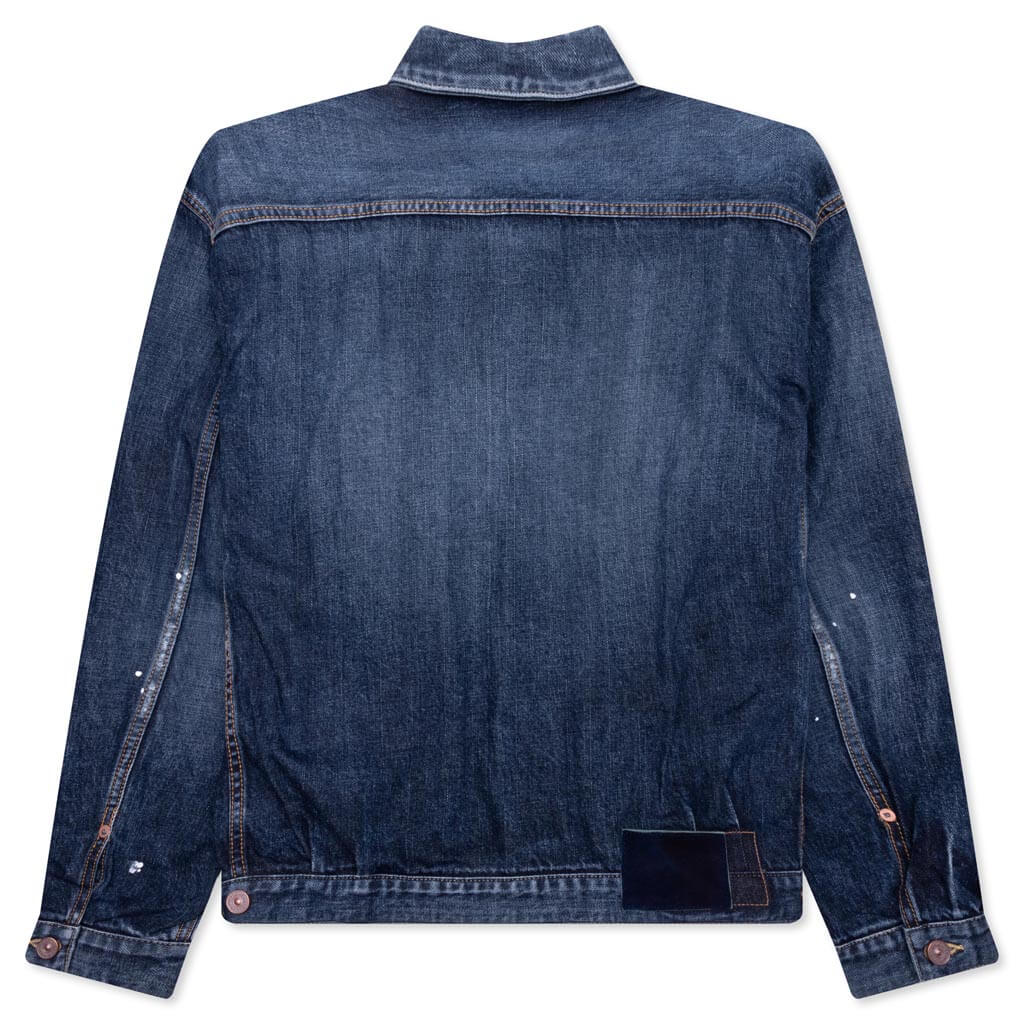 101XX S/S Damaged Jacket - Indigo - Image 2