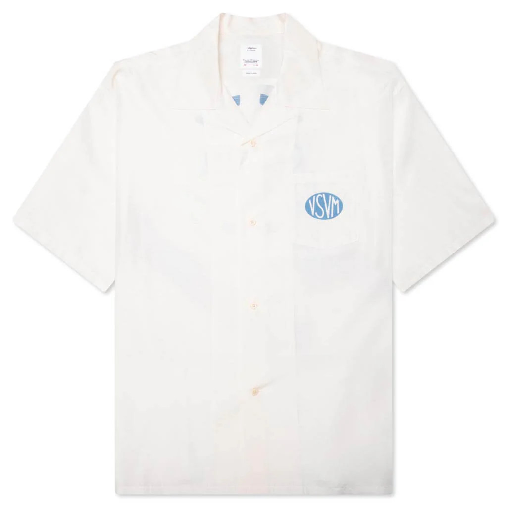 Crosby S/S Silk Shirt - White