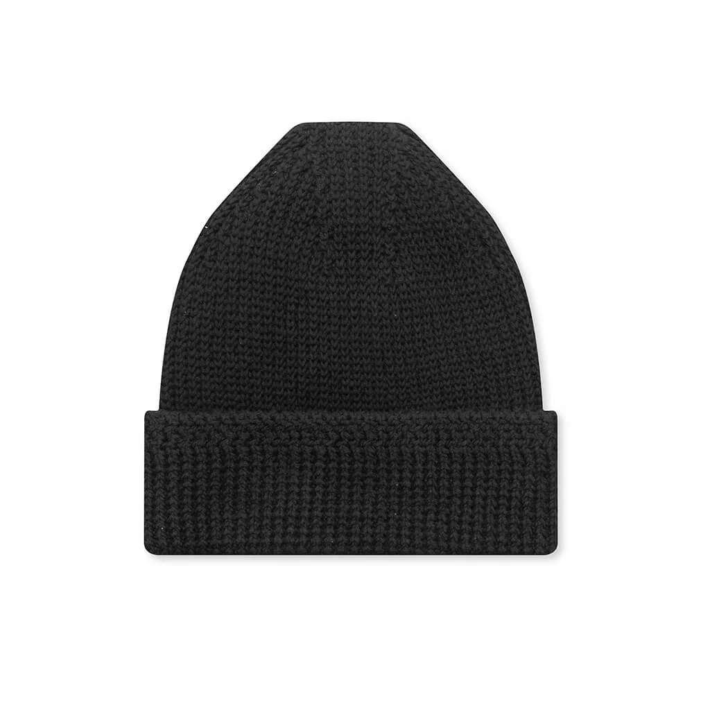 Knit Beanie - Black - Image 2