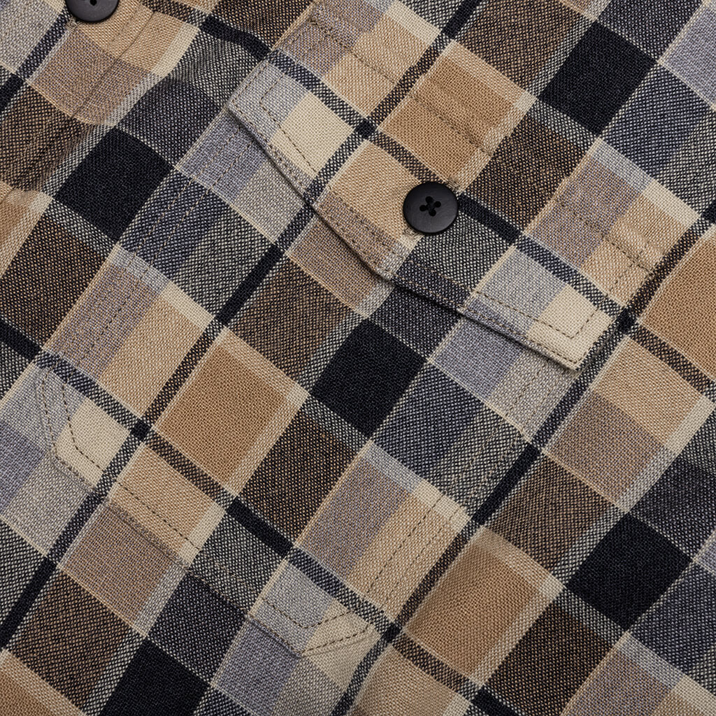 Lumber Check L/S - Beige - Image 4