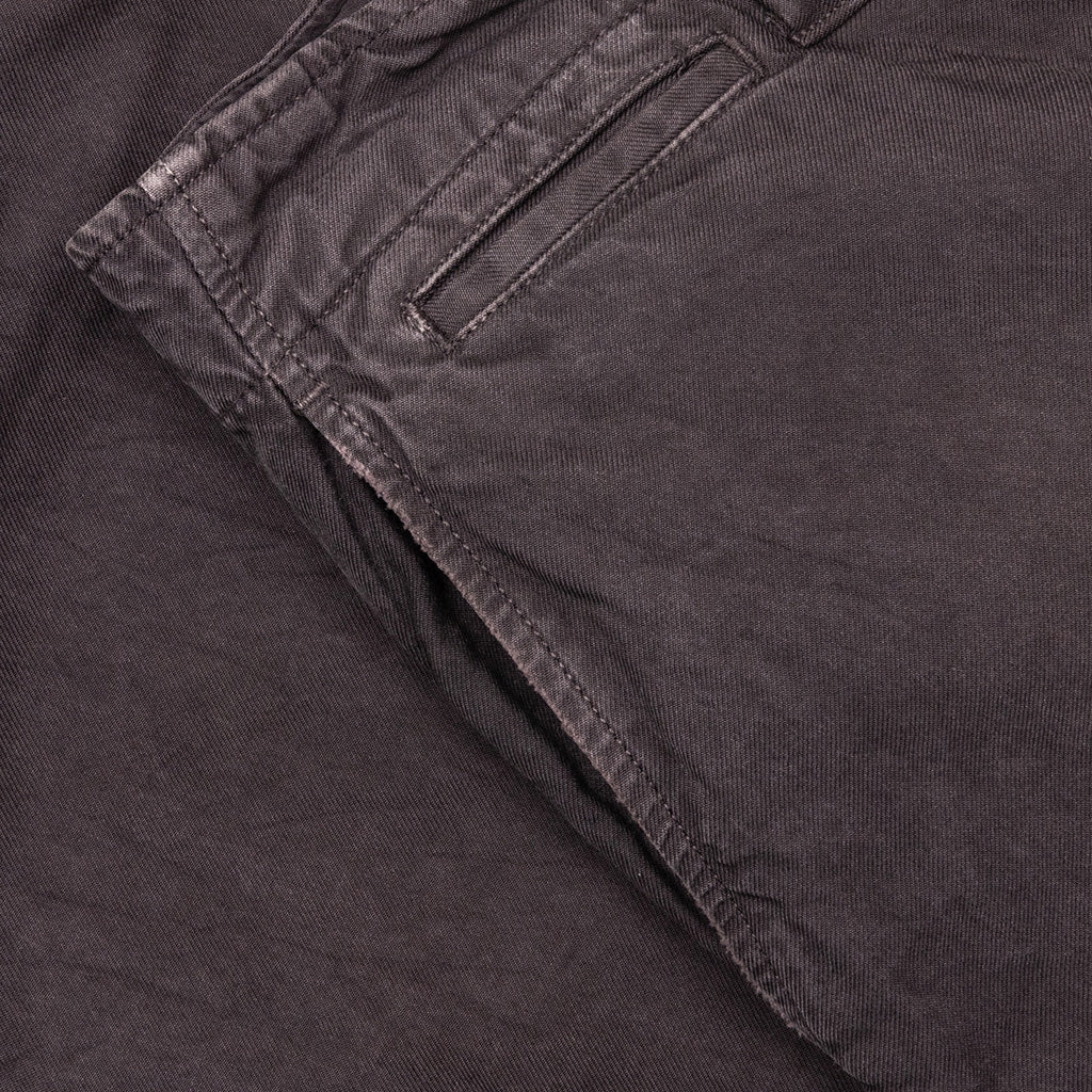 Wide Chino Crash Pants - Black - Image 3