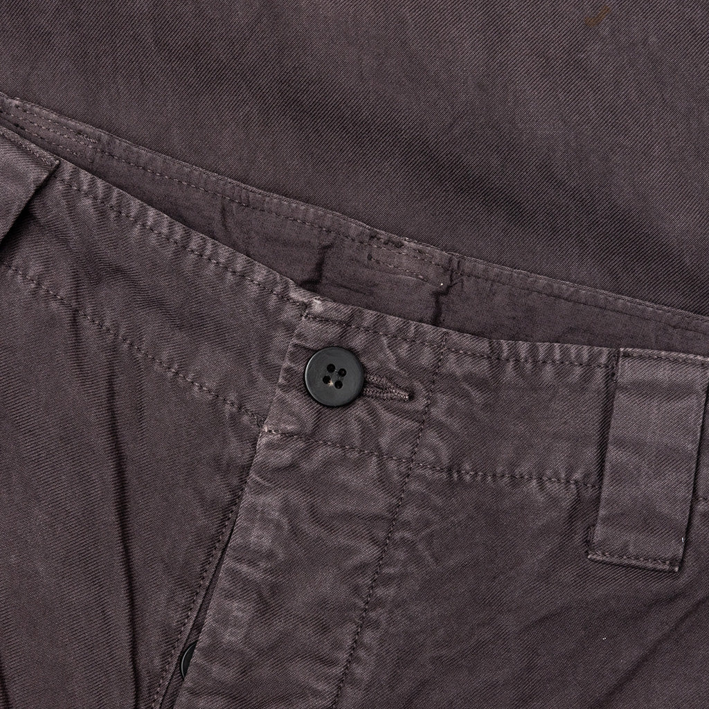 Wide Chino Crash Pants - Black - Image 4