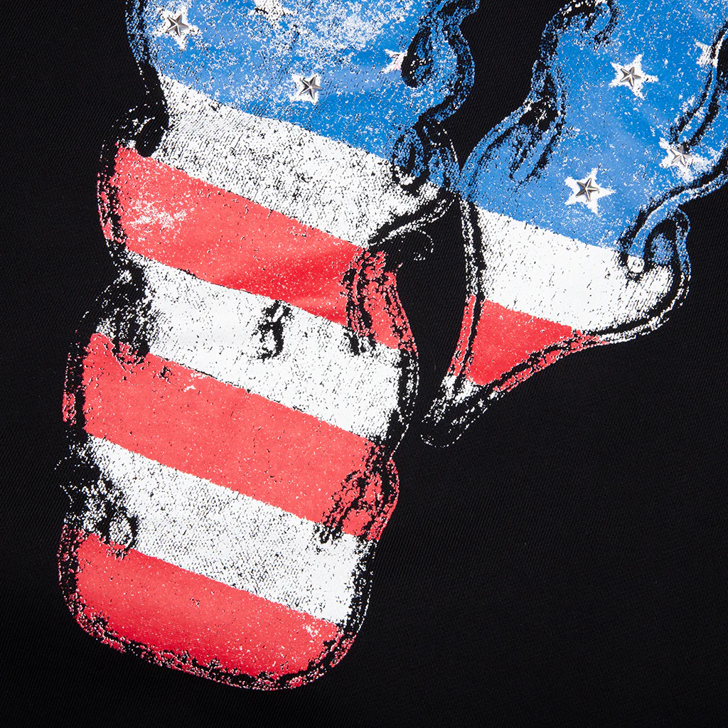 VLONE Flag Zip Up Hoodie - Black - Image 3