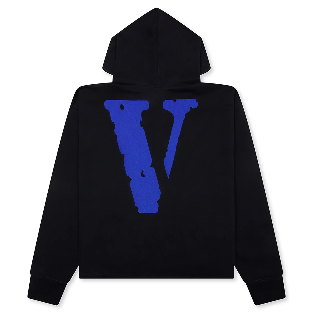 OG Staple Embroidered Hoodie - Black/Blue - Image 2