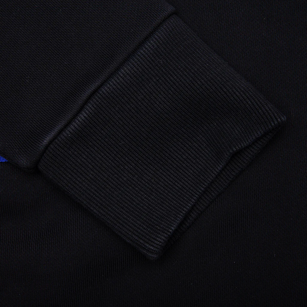 OG Staple Embroidered Hoodie - Black/Blue - Image 4